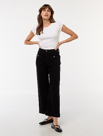 Calças de ganga wide leg