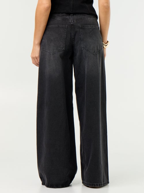 Calças de ganga wide leg - Kiabi Calças de ganga wide leg - Kiabi