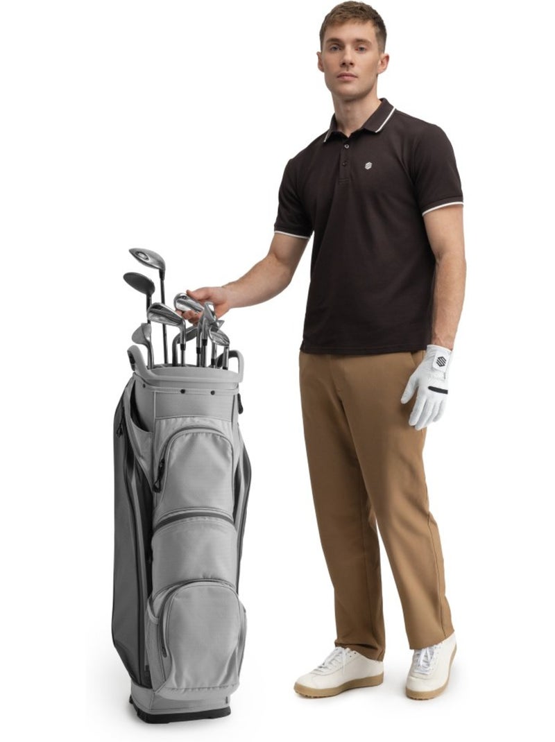 Calças de golfe de inverno para homem Castanho - Kiabi