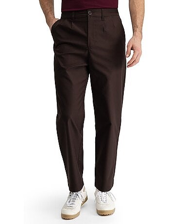 Calças de golfe straight fit para homem