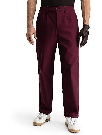 Calças de golfe straight fit para homem