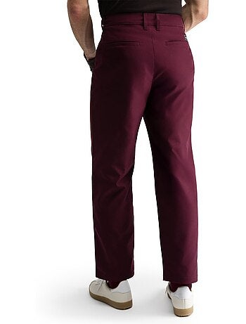 Calças de golfe straight fit para homem