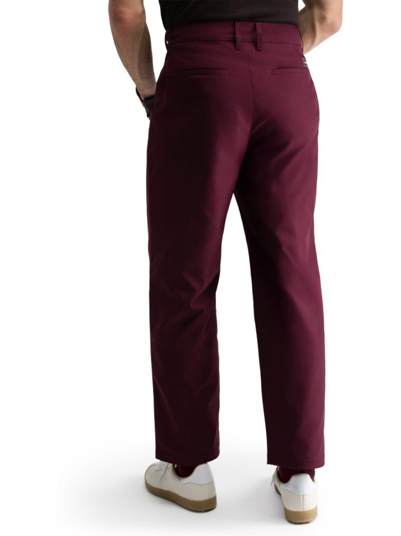Calças de golfe straight fit para homem Vermelho - Kiabi