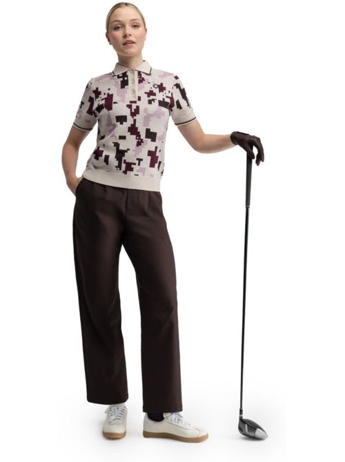 Calças de golfe straight fit para mulher - Kiabi