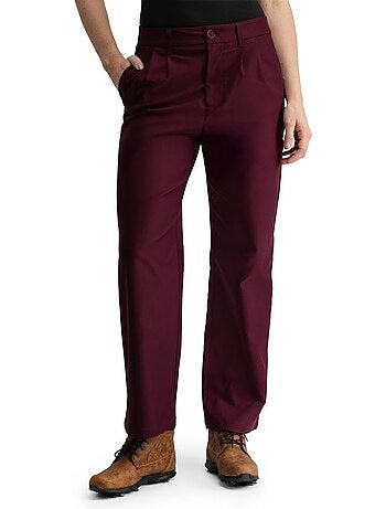 Calças de golfe straight fit para mulher