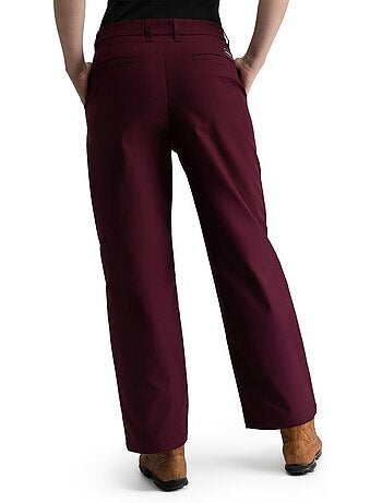 Calças de golfe straight fit para mulher