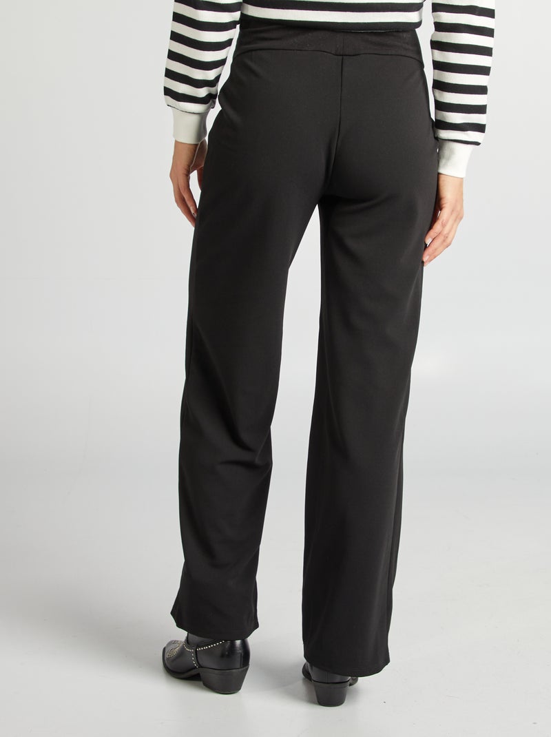 Calças de grávida bootcut Preto - Kiabi