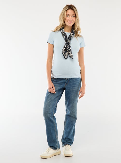 Calças de grávida com cintura elástica - Kiabi