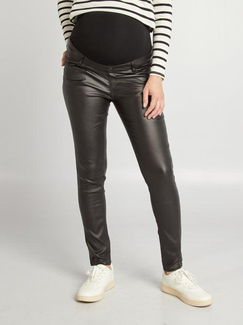 Calças de grávida com faixa elástica - Kiabi