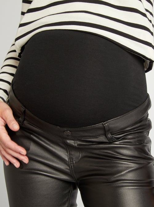 Calças de grávida com faixa elástica - Kiabi