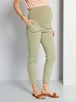 Calças de grávida de conceção ecológica - Kiabi