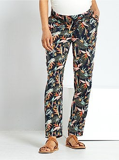 Calças de grávida fluidas - Kiabi