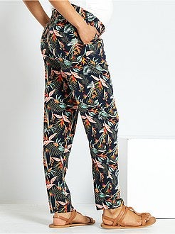 Calças de grávida fluidas - Kiabi