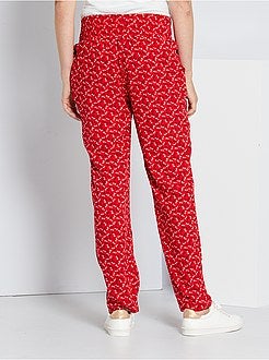 Calças de grávida fluidas - Kiabi