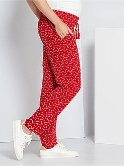 Calças de grávida fluidas - Kiabi