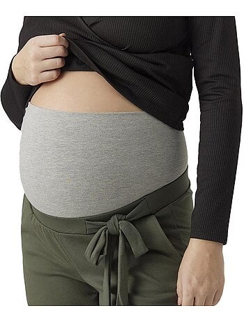 Calças de Grávida Kaki Mamalicious Mini para Mulher