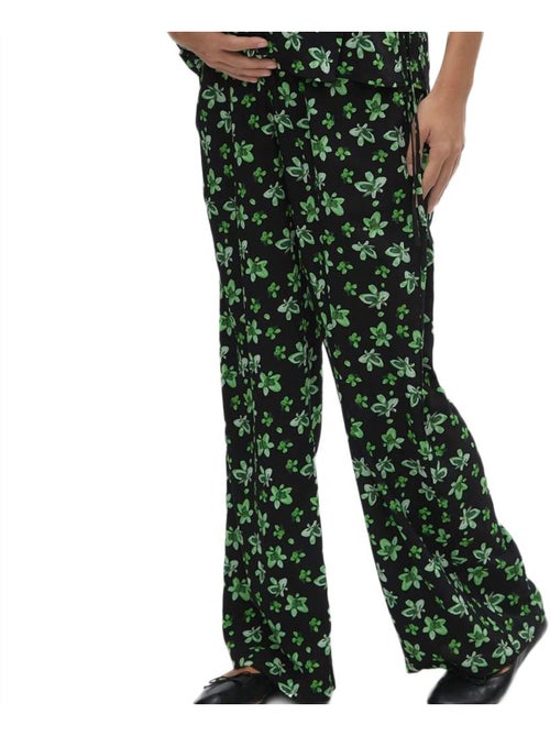 Calças de Grávida Mamalicious Ellinor Pretas/Verdes para Mulher - Kiabi Calças de Grávida Mamalicious Ellinor Pretas/Verdes para Mulher - Kiabi