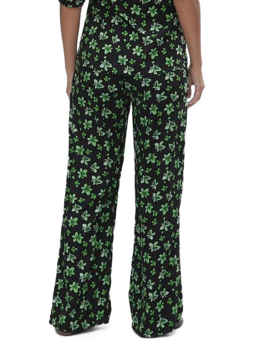 Calças de Grávida Mamalicious Ellinor Pretas/Verdes para Mulher - Kiabi Calças de Grávida Mamalicious Ellinor Pretas/Verdes para Mulher - Kiabi