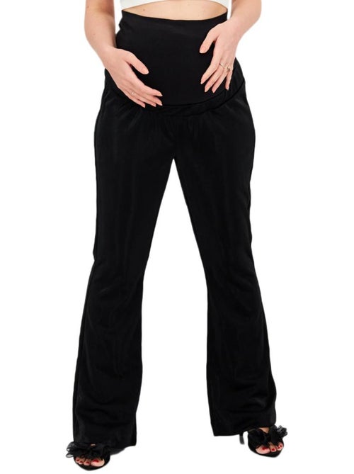 Calças de Grávida Pretas Boca de Sino Vero Moda Maternity Kamma - Kiabi Calças de Grávida Pretas Boca de Sino Vero Moda Maternity Kamma - Kiabi
