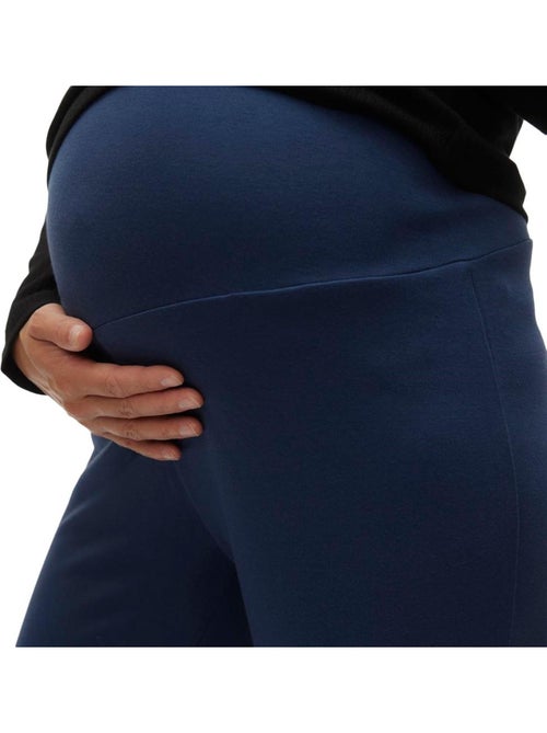 Calças de gravidez mamalicious wide para mulher azul-marinho - Kiabi Calças de gravidez mamalicious wide para mulher azul-marinho - Kiabi