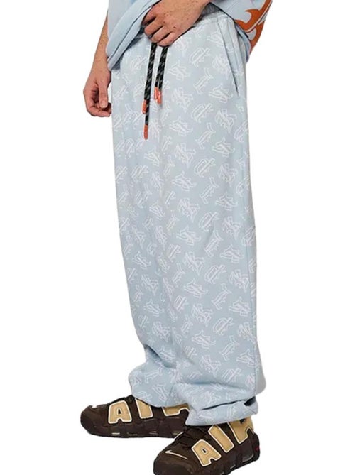 Calças de Jogging Baggy Unissexo Kaporal Vogg Azul - Kiabi Calças de Jogging Baggy Unissexo Kaporal Vogg Azul - Kiabi
