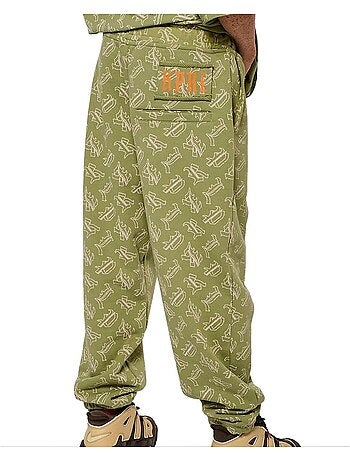 Calças de Jogging Baggy Verdes Unissexo Kaporal Vogg