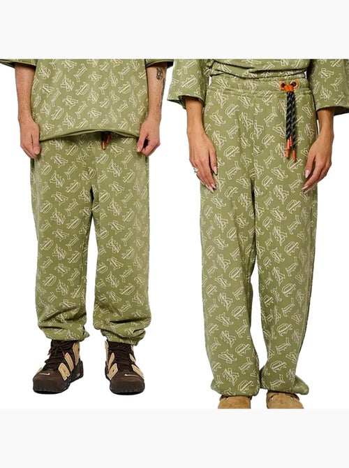 Calças de Jogging Baggy Verdes Unissexo Kaporal Vogg - Kiabi Calças de Jogging Baggy Verdes Unissexo Kaporal Vogg - Kiabi