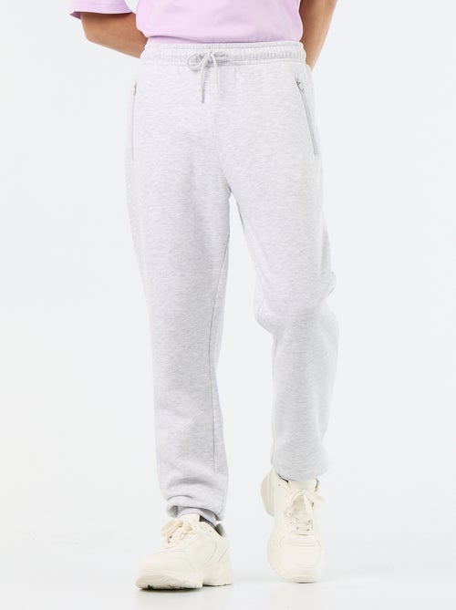 Calças de jogging básicas lisas - Kiabi Calças de jogging básicas lisas - Kiabi
