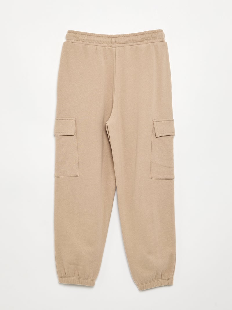 Calças de jogging Bege - Kiabi