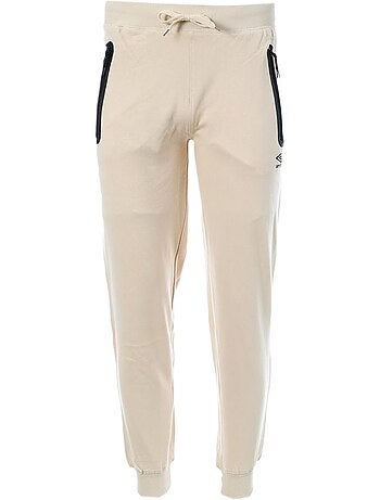 Calças de Jogging Bege para Homem Umbro Net Cu Fleece