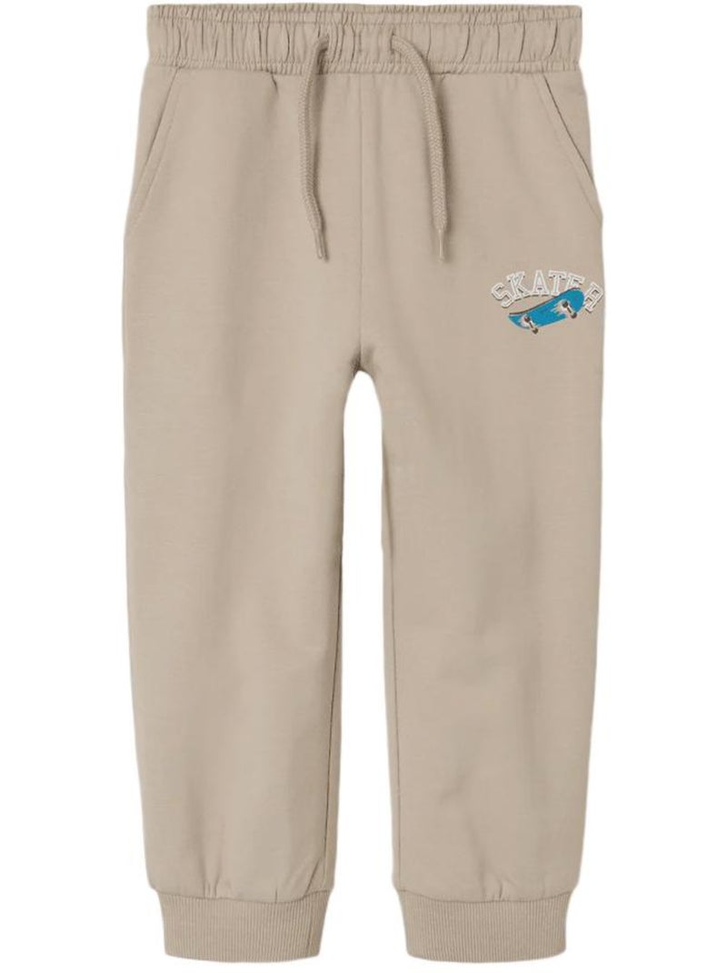 Calças de Jogging Bege para Menino Name it Nathan Bege - Kiabi