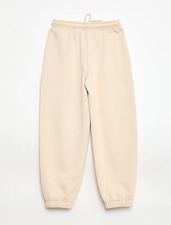 Calças de jogging bimaterial