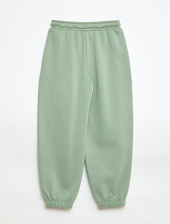 Calças de jogging bimaterial