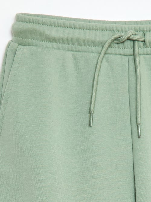 Calças de jogging bimaterial - Kiabi