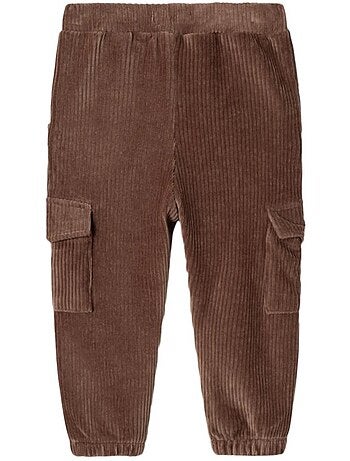 Calças de Jogging Castanhas para Menino Name it Mnelur