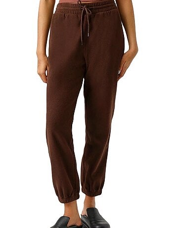 Calças de Jogging Castanhas Vero Moda Milsa para Mulher