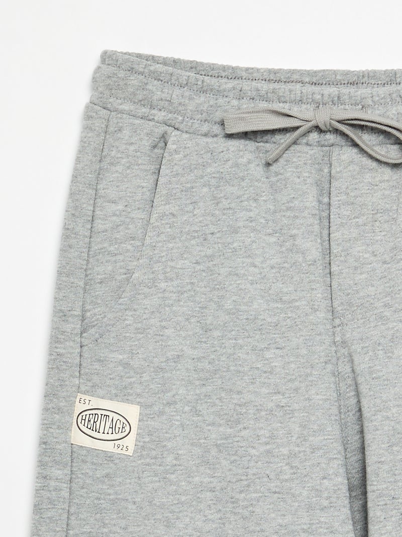 Calças de jogging Cinza - Kiabi