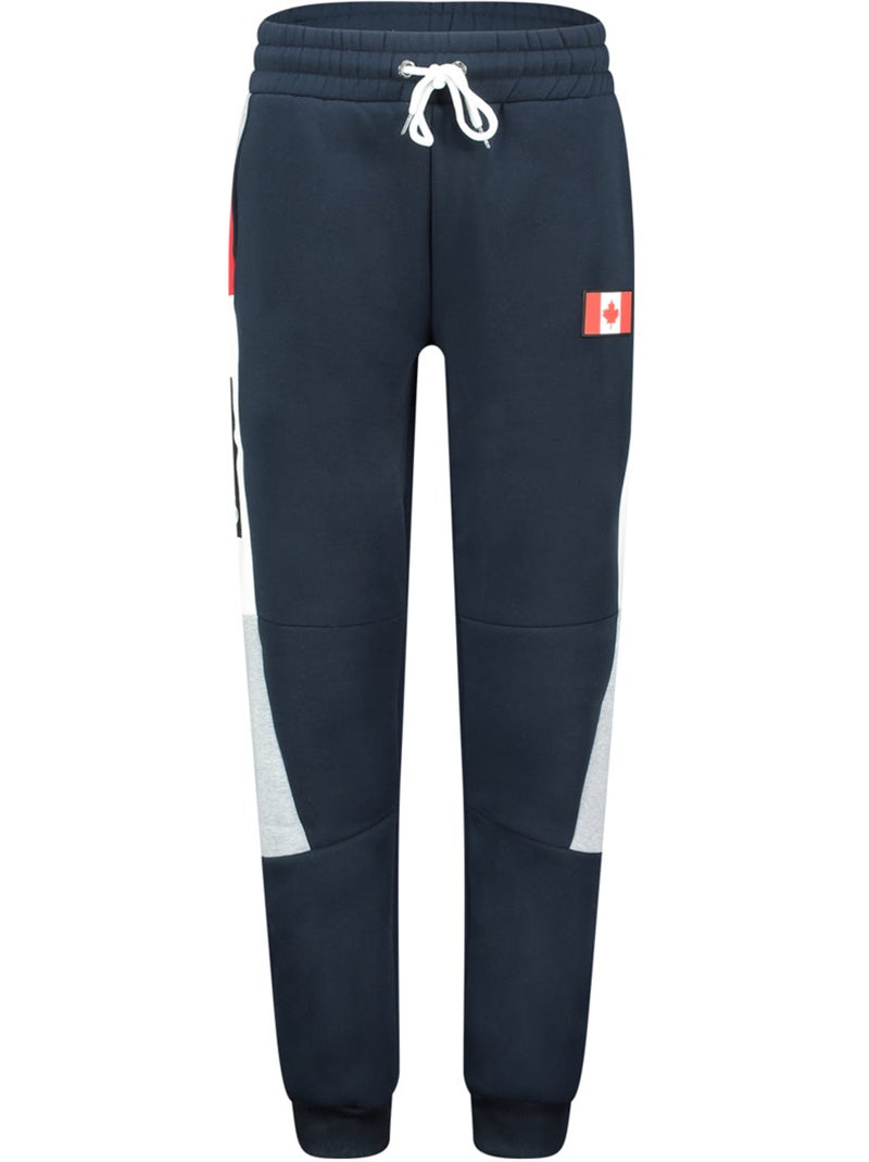 Calças de jogging com bandas molemeak – canadian peak Azul-marinho - Kiabi