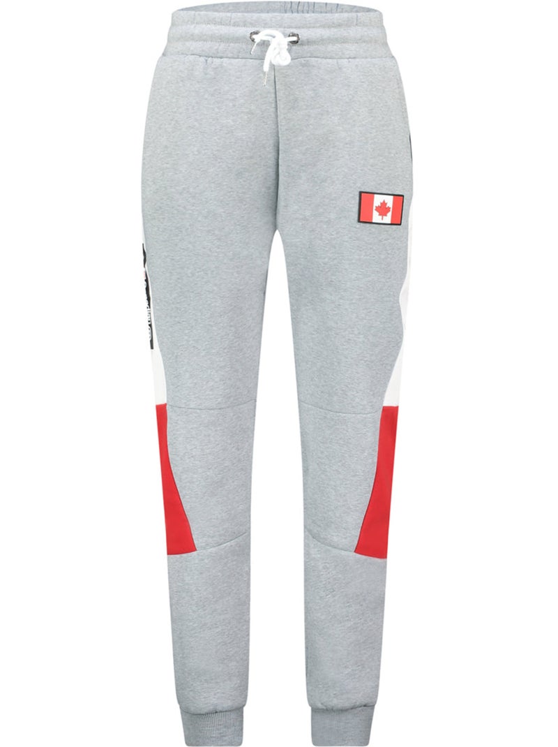 Calças de jogging com bandas molemeak – canadian peak Cinza - Kiabi