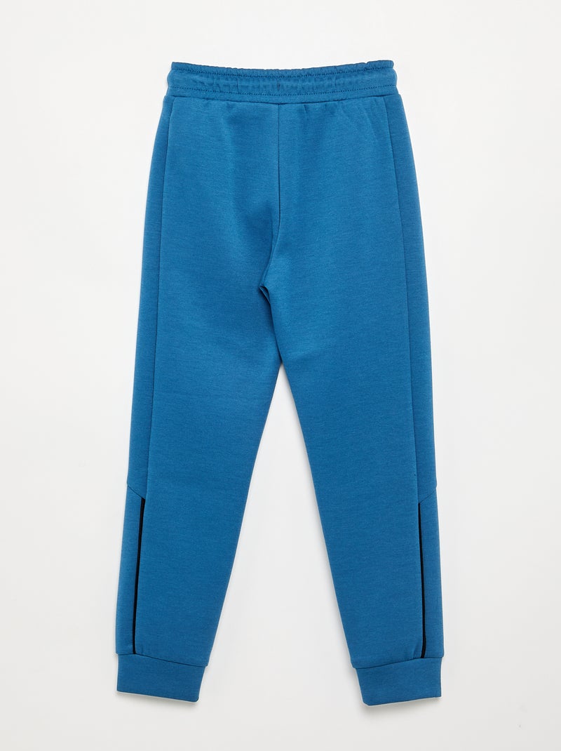 Calças de jogging com bolsos Azul - Kiabi