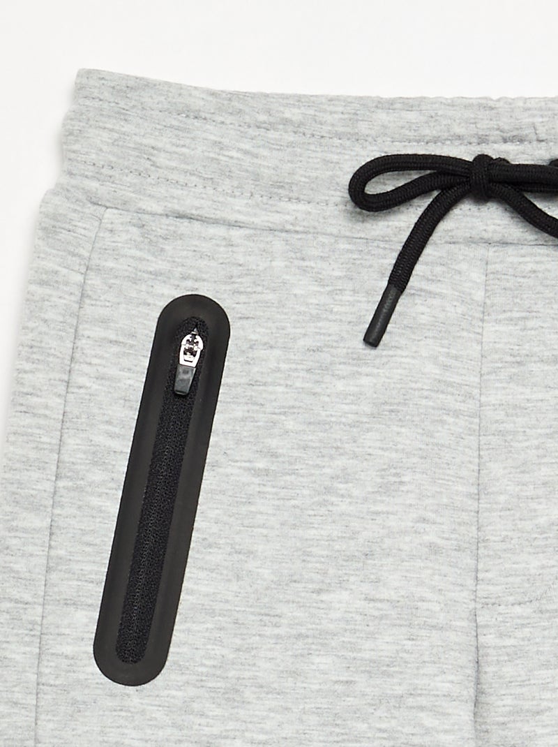 Calças de jogging com bolsos Cinza - Kiabi