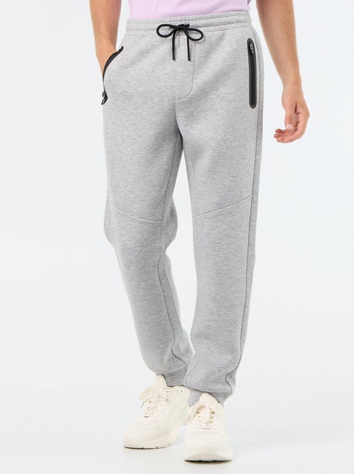 Calças de jogging com bolsos com fecho - Kiabi Calças de jogging com bolsos com fecho - Kiabi