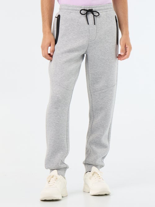 Calças de jogging com bolsos com fecho - Kiabi Calças de jogging com bolsos com fecho - Kiabi