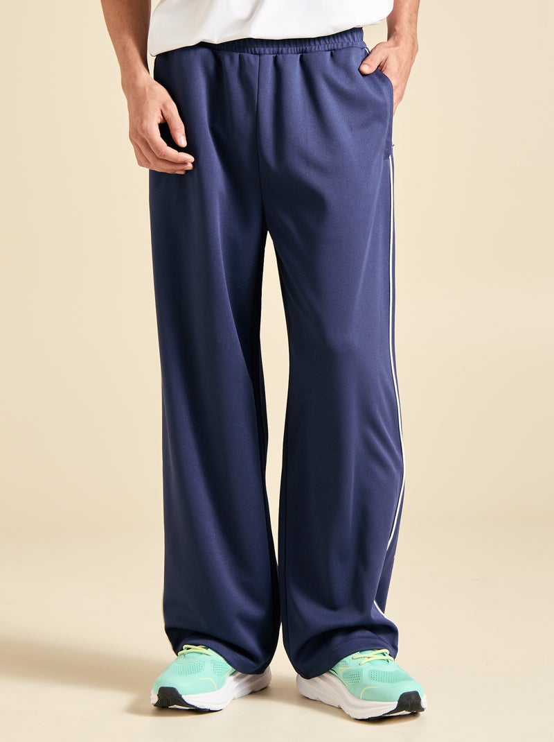 Calças de jogging com bolsos com fecho (ekstract) Azul - Kiabi
