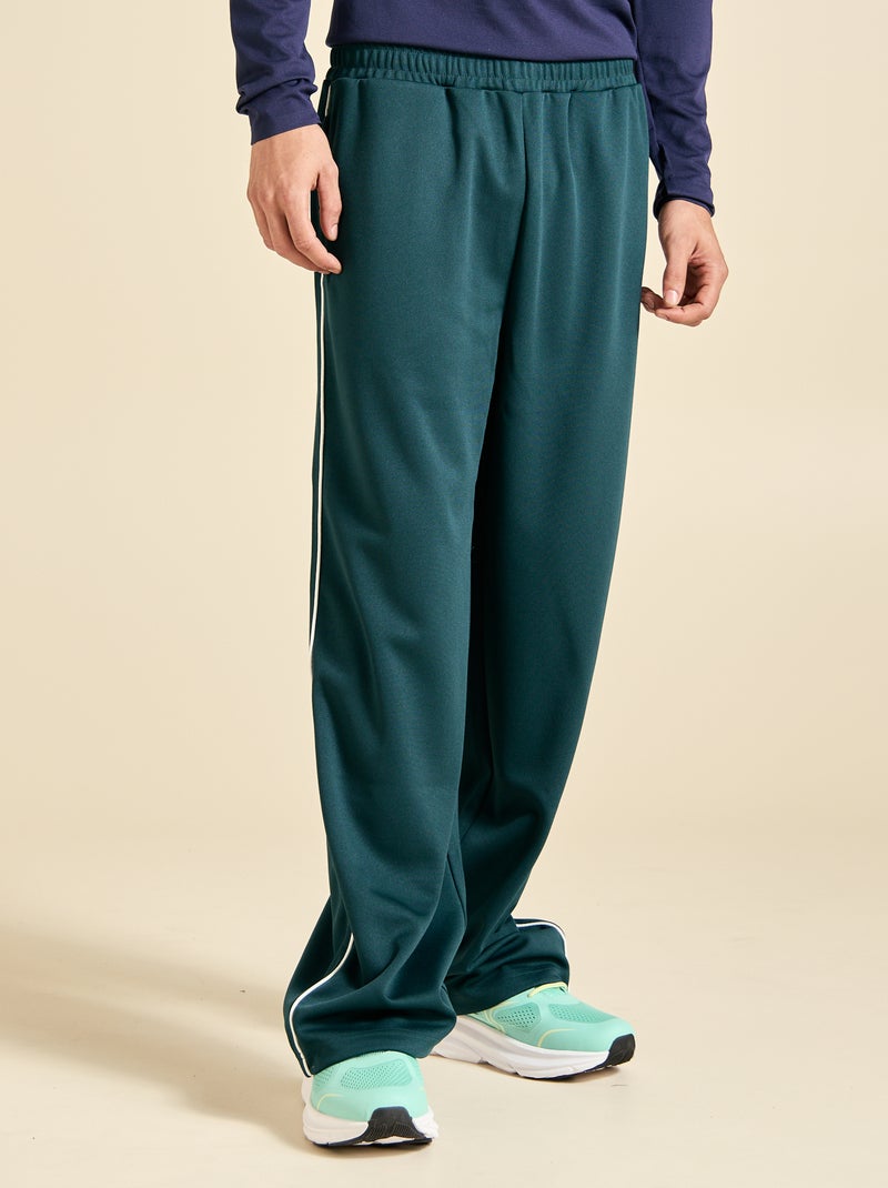 Calças de jogging com bolsos com fecho (ekstract) Verde - Kiabi
