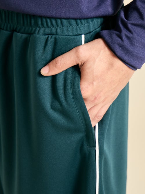 Calças de jogging com bolsos com fecho (ekstract) - Kiabi Calças de jogging com bolsos com fecho (ekstract) - Kiabi