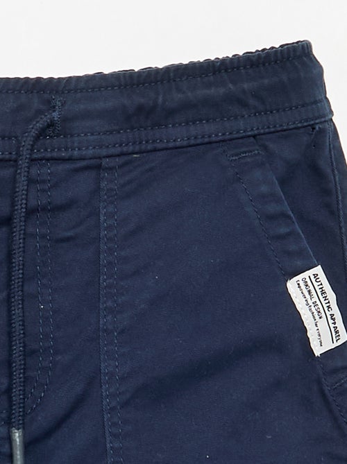 Calças de jogging com cordões de ajuste - Kiabi