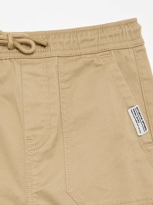 Calças de jogging com cordões de ajuste - Kiabi