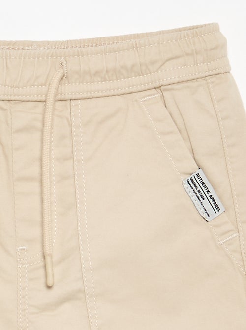 Calças de jogging com cordões de ajuste - Kiabi Calças de jogging com cordões de ajuste - Kiabi