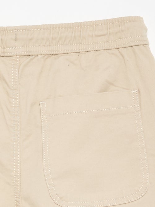 Calças de jogging com cordões de ajuste - Kiabi